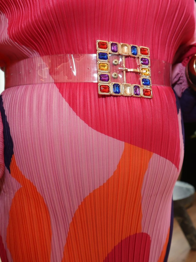 Rhinestone Belt (Clear)