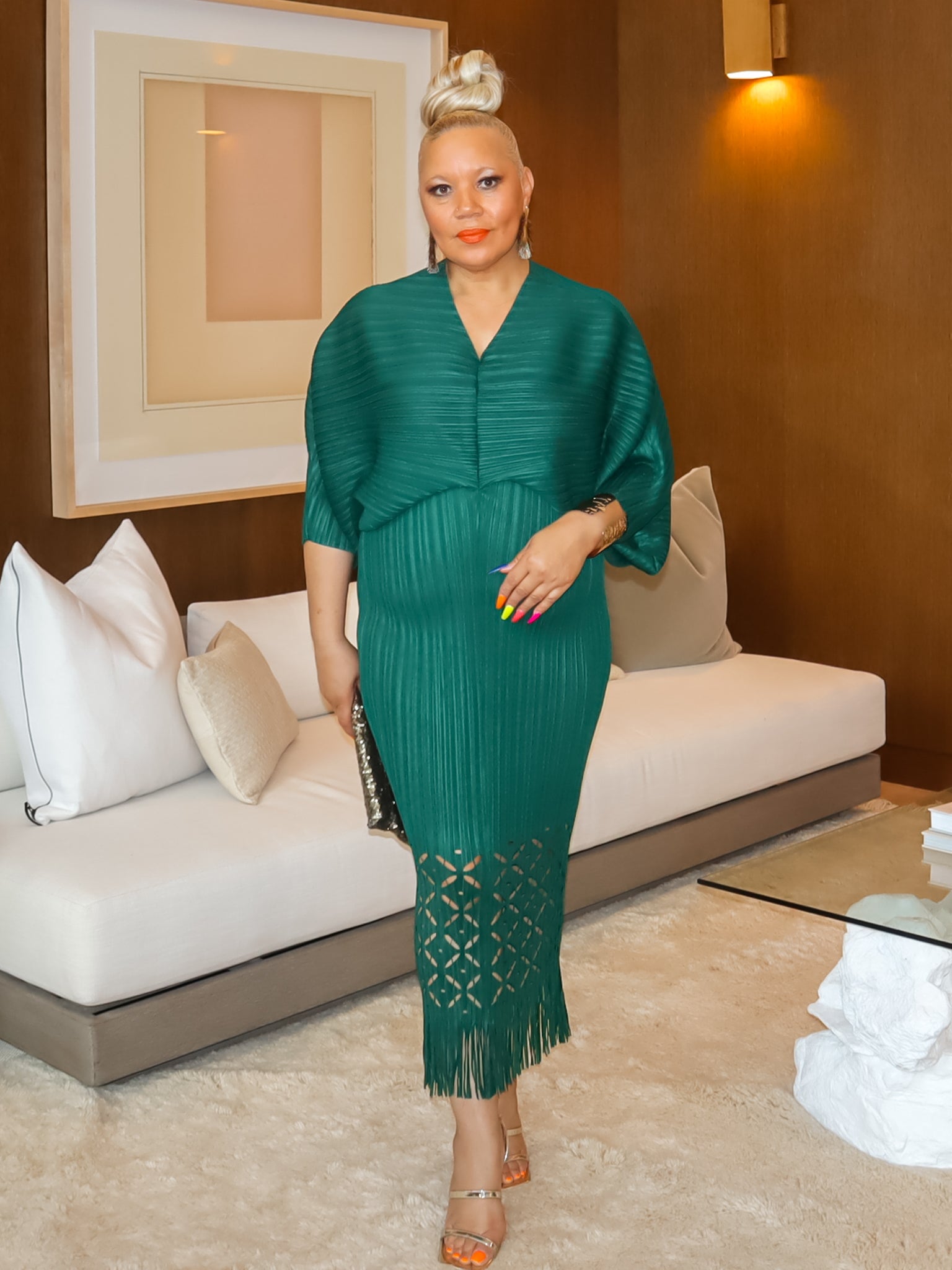 Lola Dress (Green) - Ninth and Maple Dress