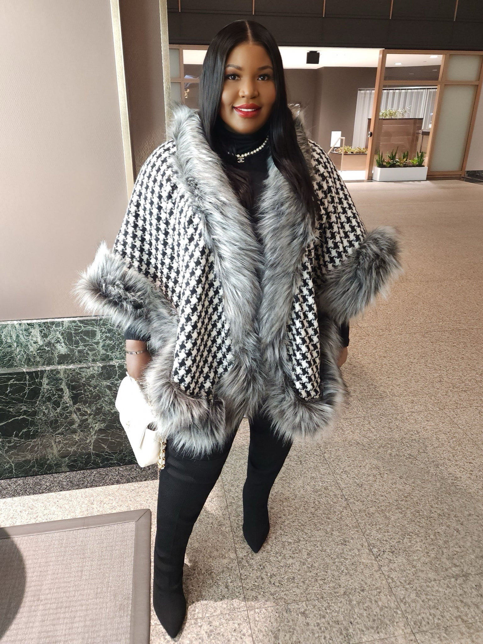 Loretta Faux Shawl - Ninth and Maple Outerwear