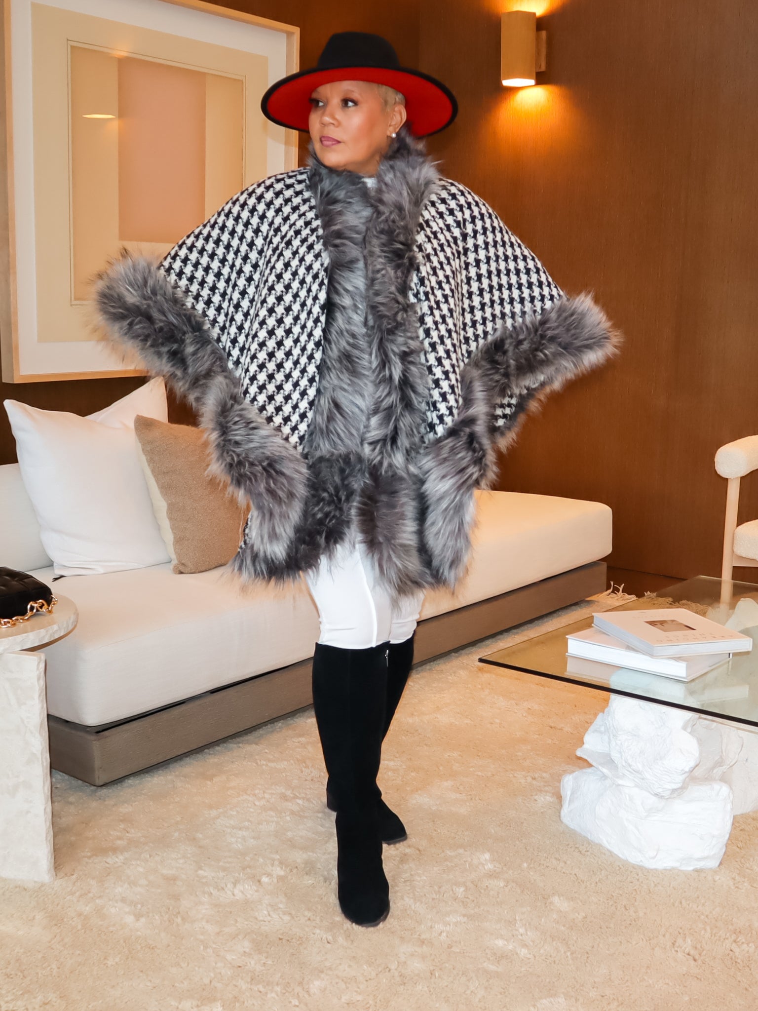 Loretta Faux Shawl - Ninth and Maple Outerwear