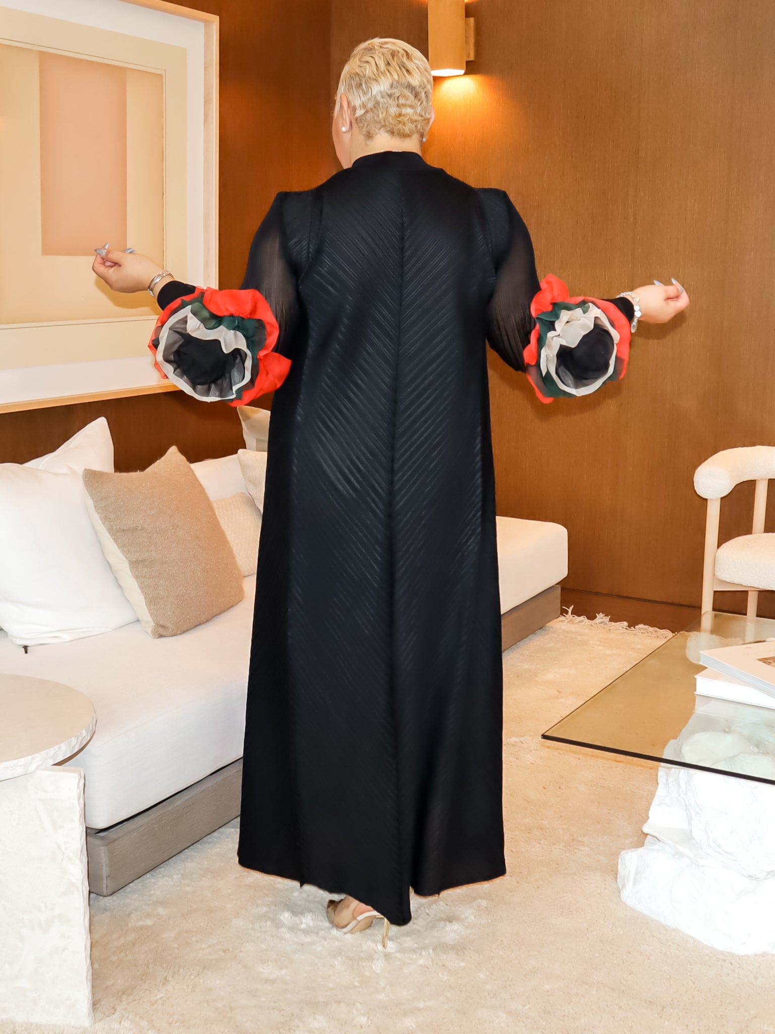 Cece Dress (Black- Rose) - Ninth and Maple Dress