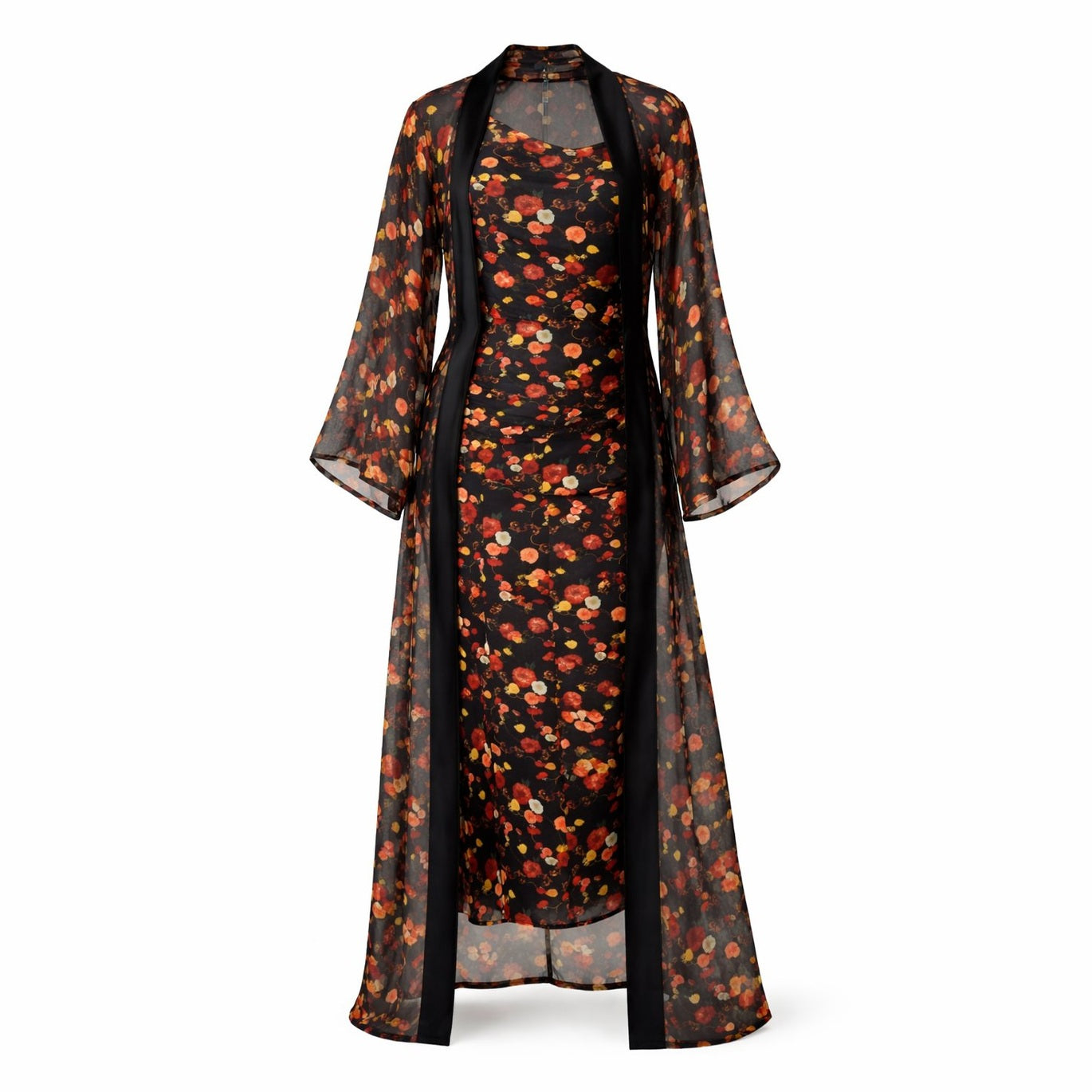 Doha Kimono Robe Set – Floral Print