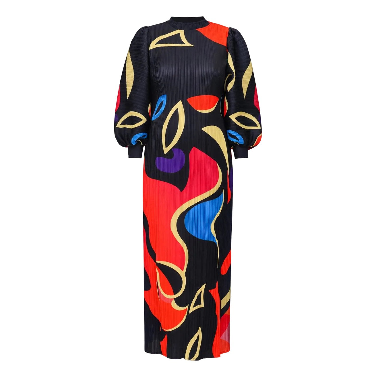 Dionne Long Puff Sleeve Dress