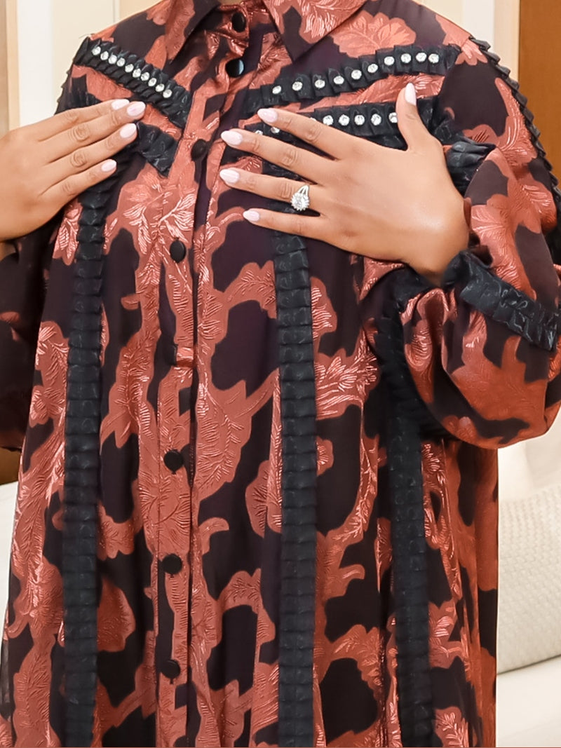 Maybel Maxi Dress (Rust)