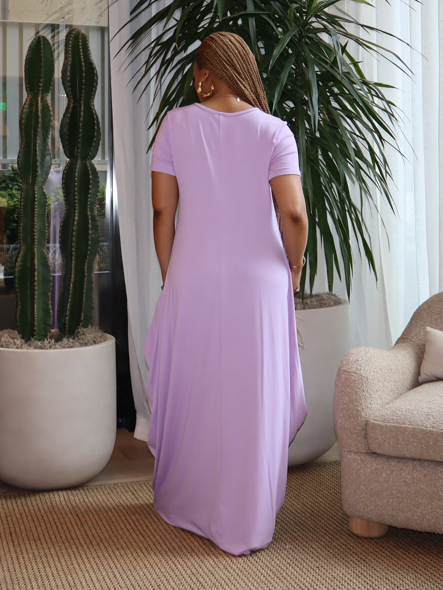Maxi Dress (Lavender)