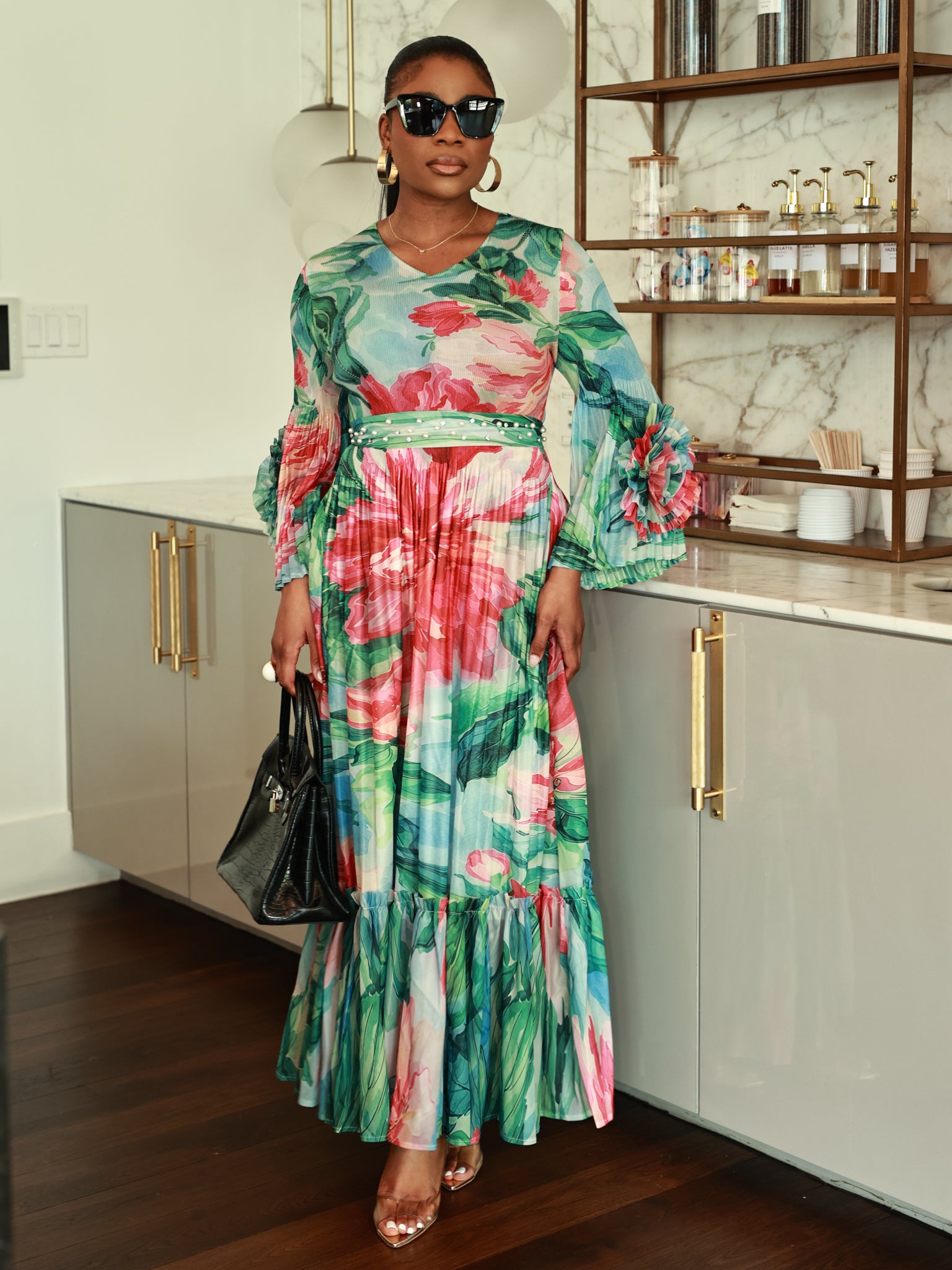 Bloom Pleated Dress