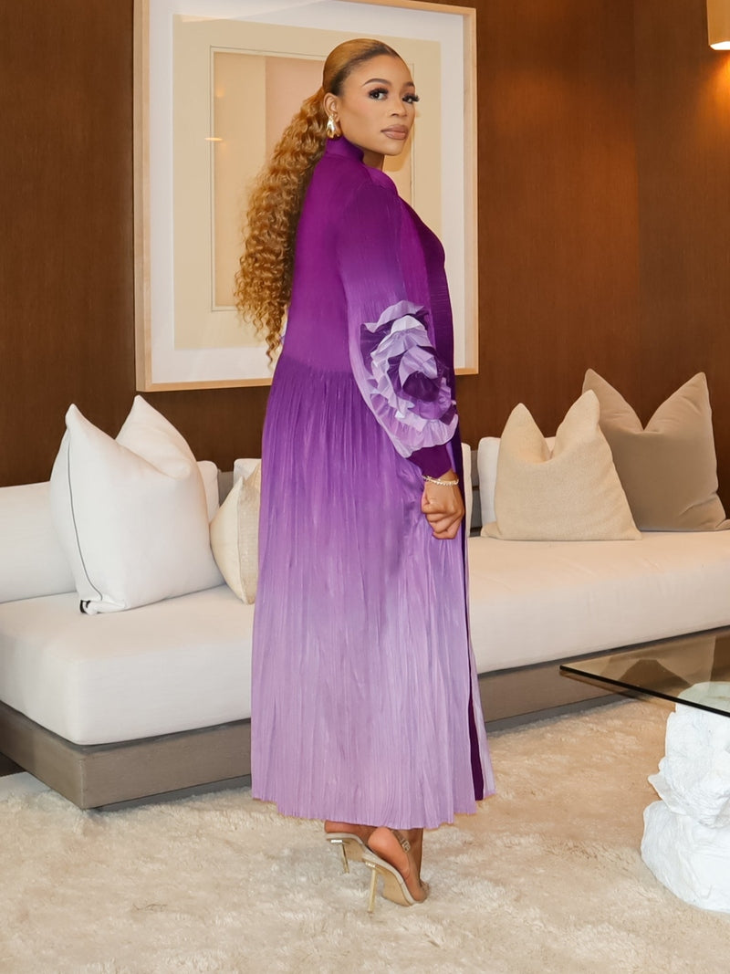 Yolanda Dress Set (Purple)