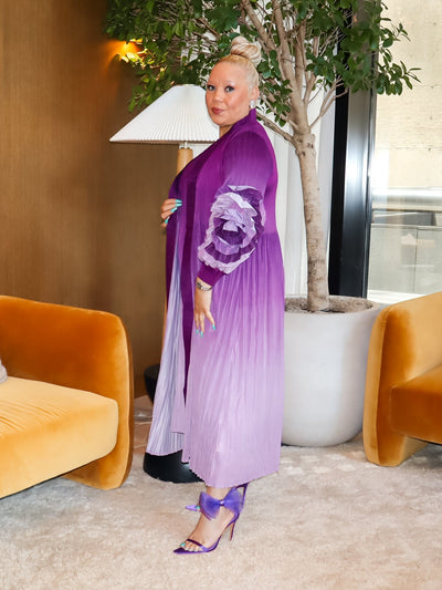 Yolanda Dress Set (Purple)