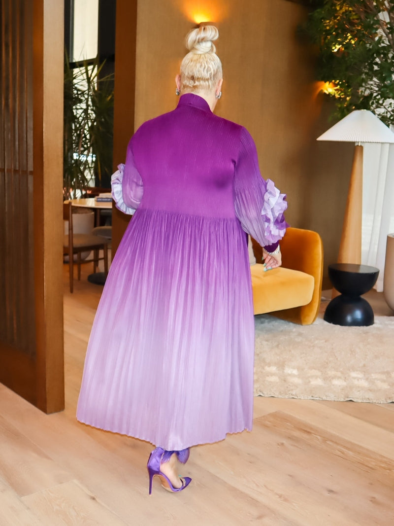 Yolanda Dress Set (Purple)