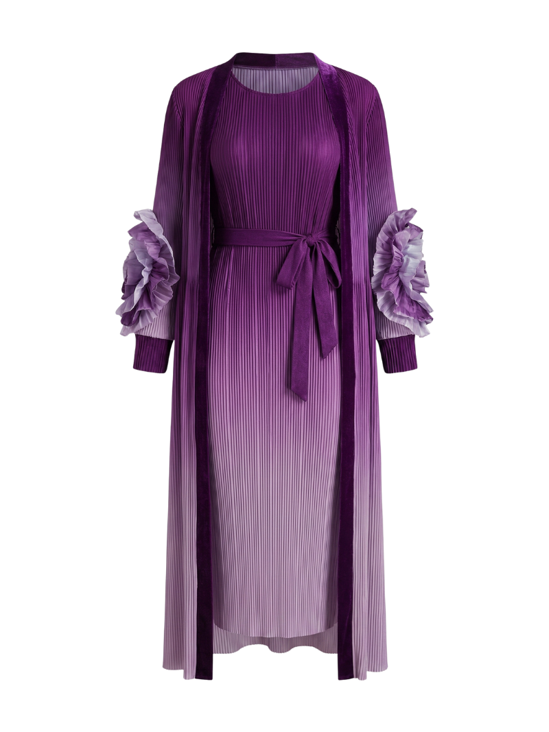 Yolanda Dress Set Purple