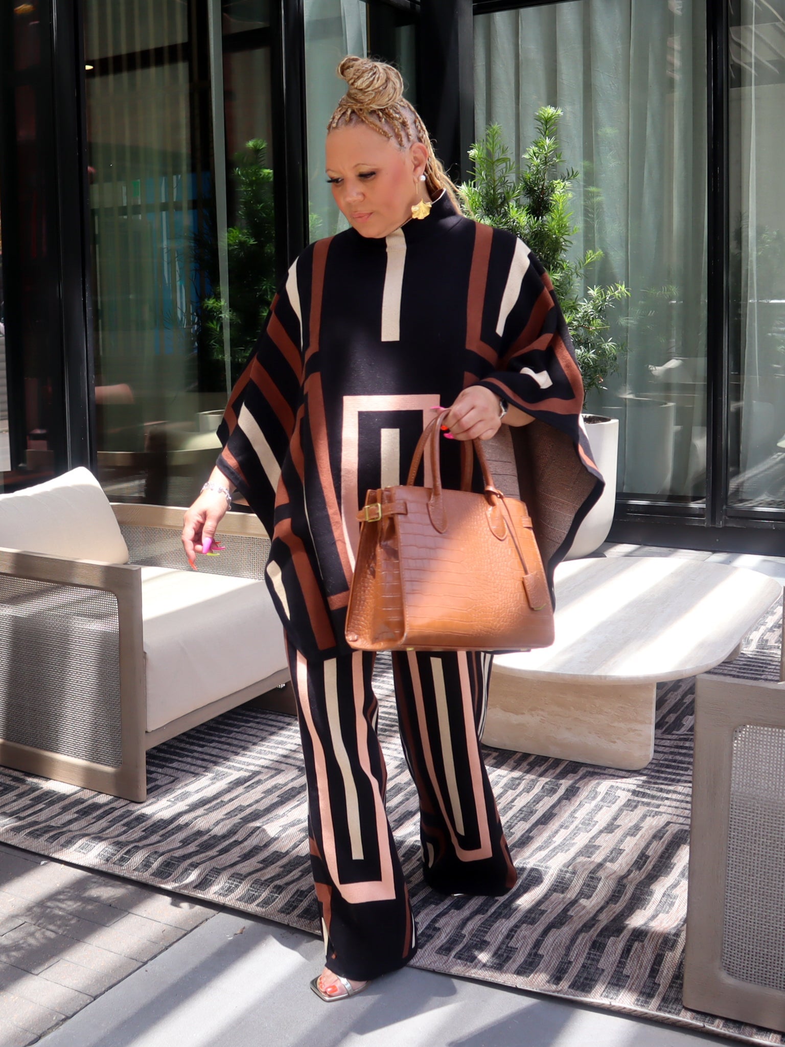 Viola Knit Pants (Orange)