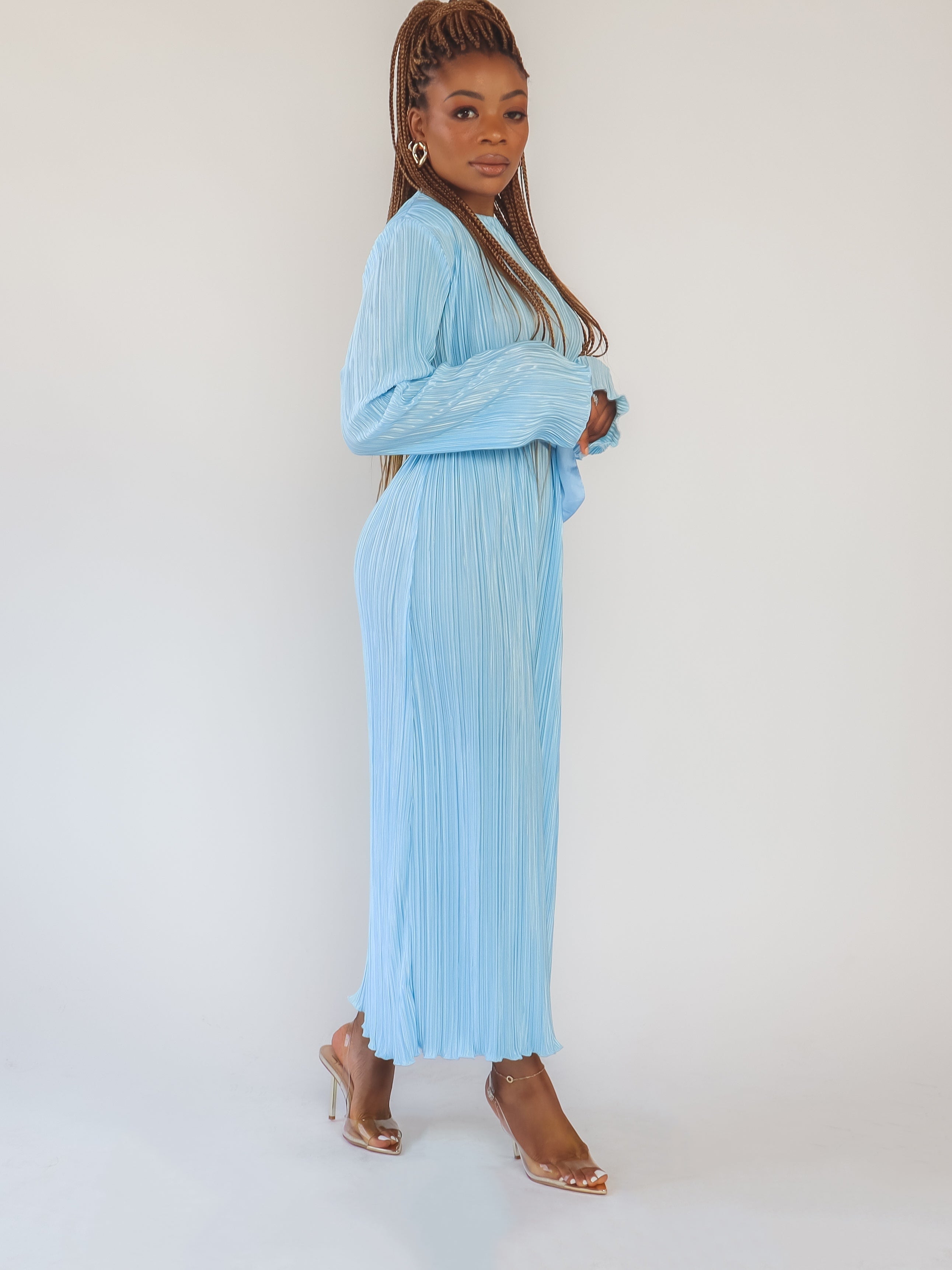 Carmen Pleated Dress - Ninth and Maple Dress