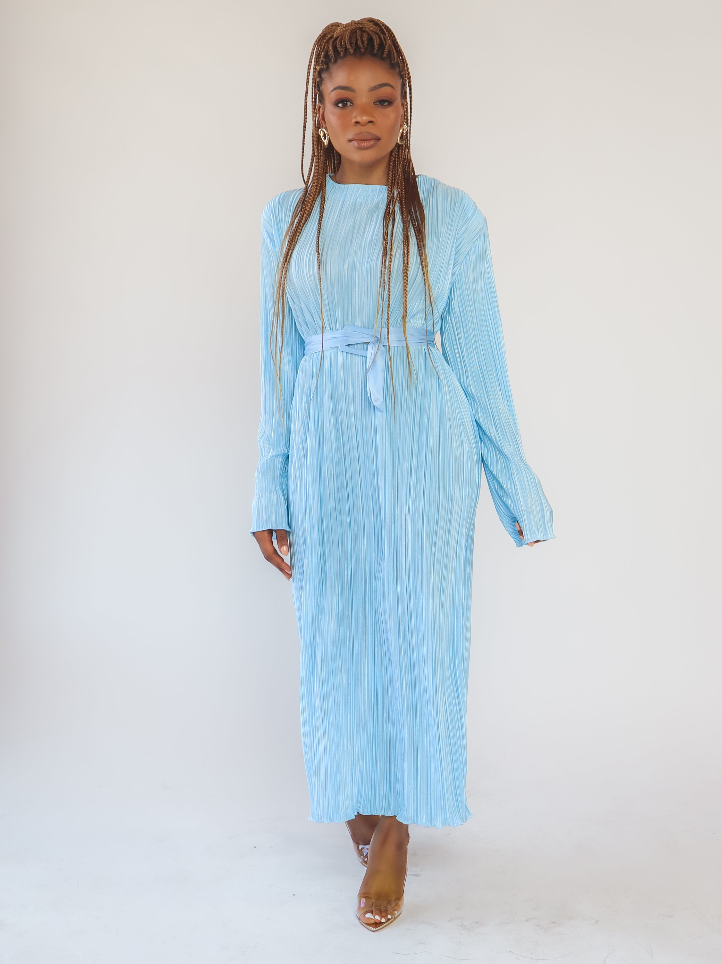 Carmen Pleated Dress - Ninth and Maple Dress