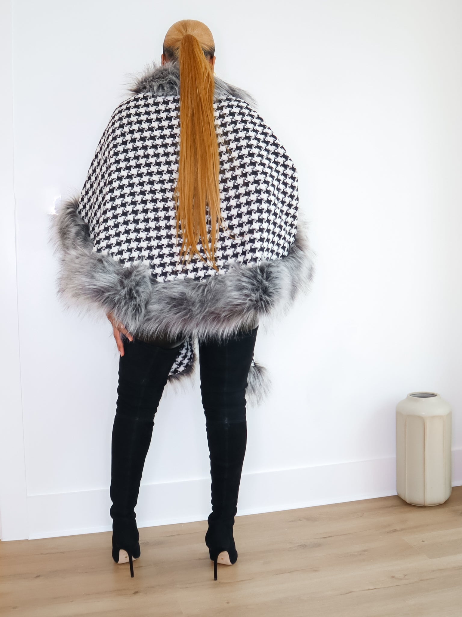 Loretta Faux Shawl - Ninth and Maple Outerwear