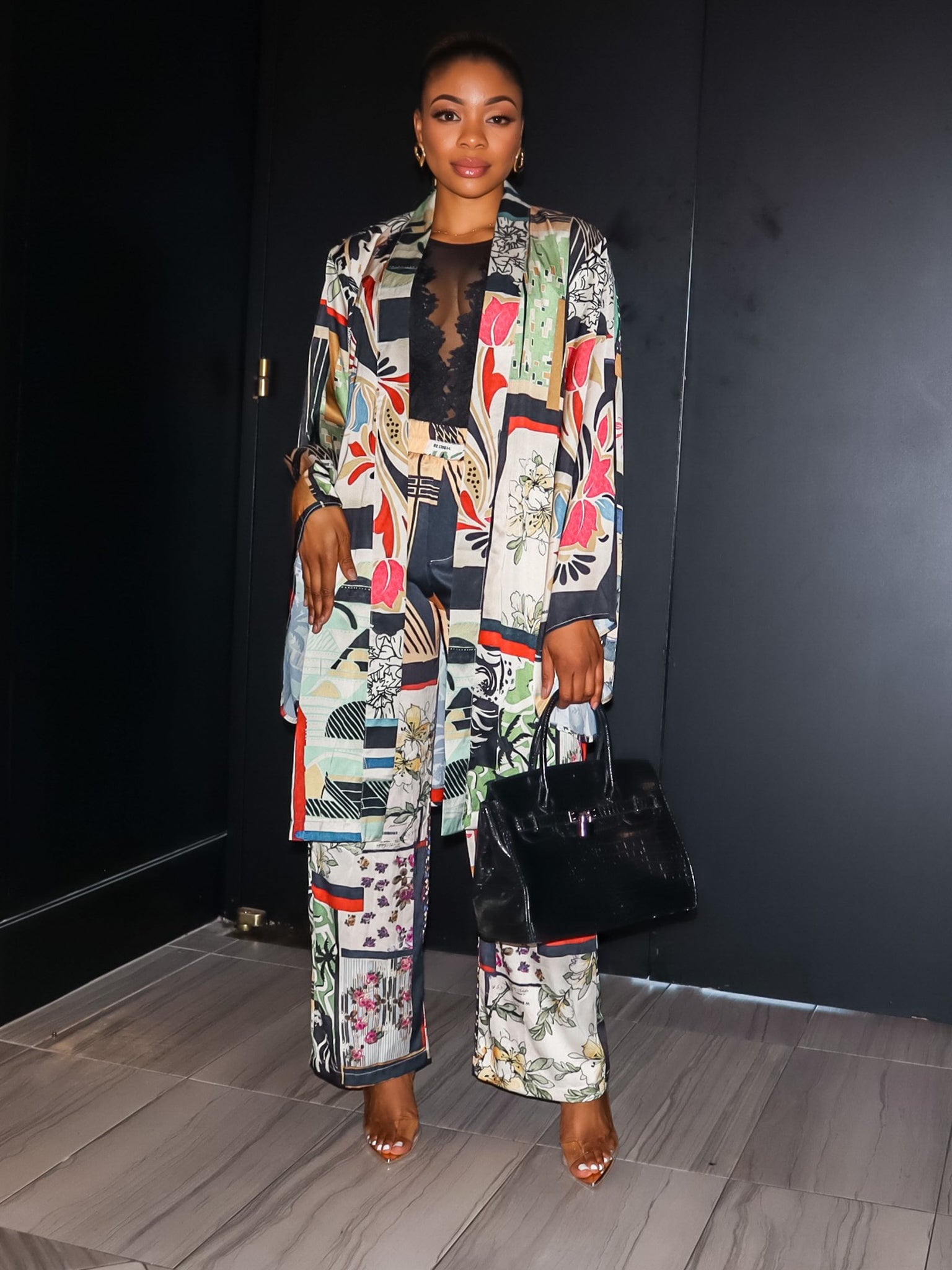 Turin Kimono Set - Ninth and Maple PANT SET