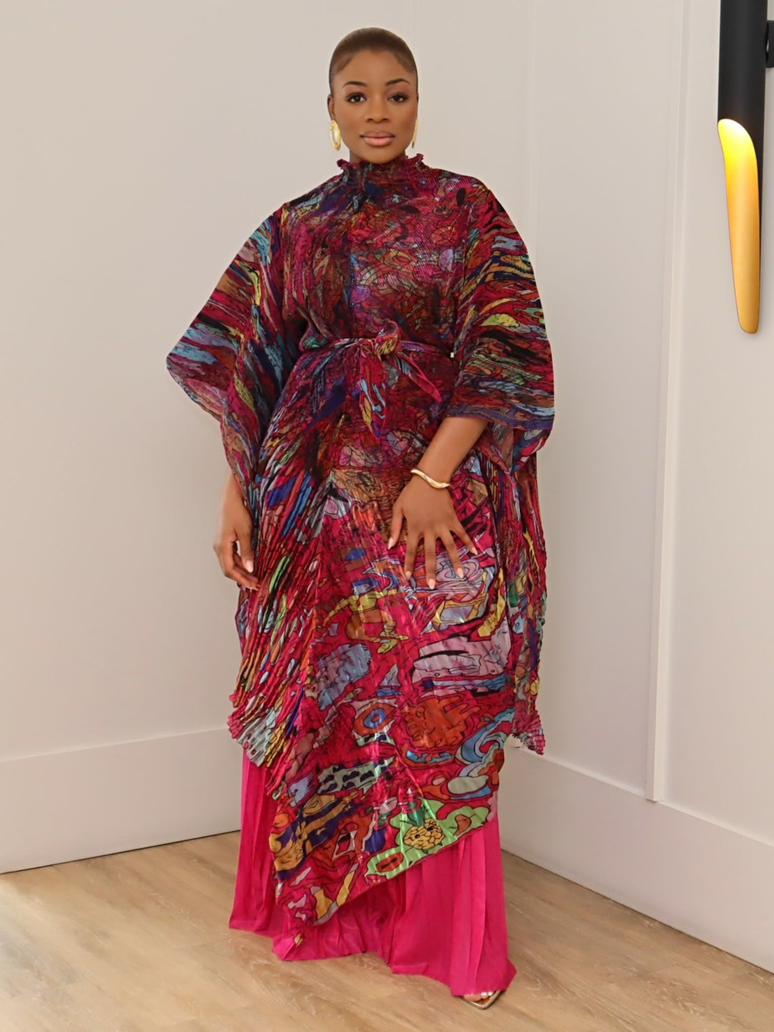 Frida Pant Set (Burgundy)