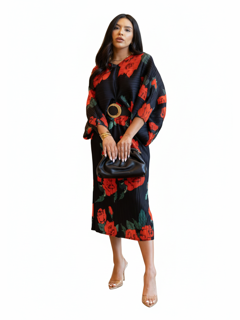 Rose in Harlem Dress - White Background