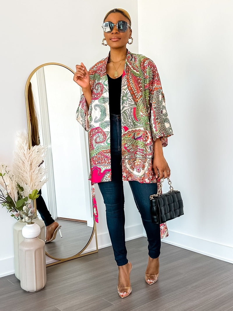 Elna Printed Top Only - FINAL SALE