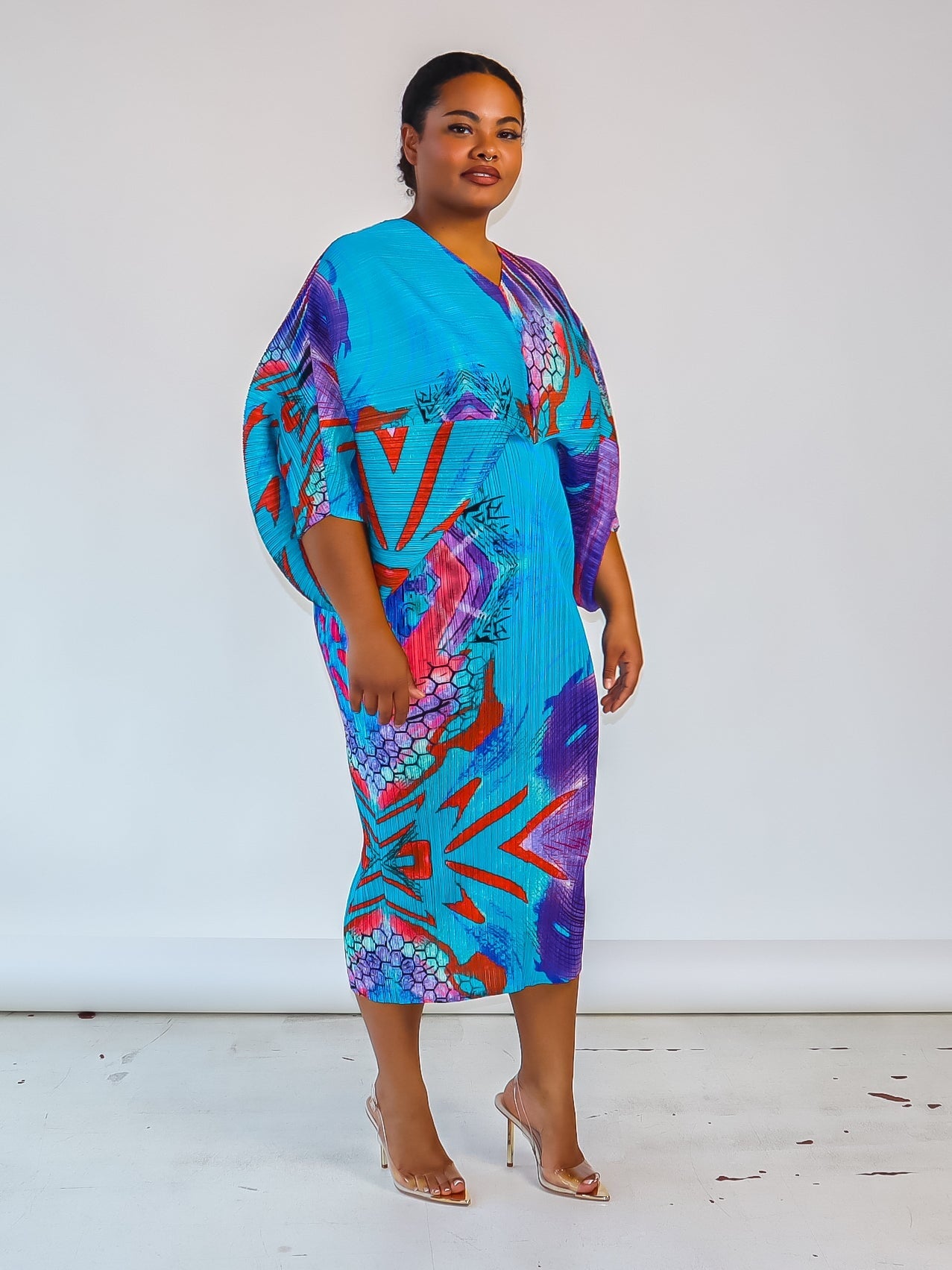 Katrina Dress (Blue) - Ninth and Maple Dress