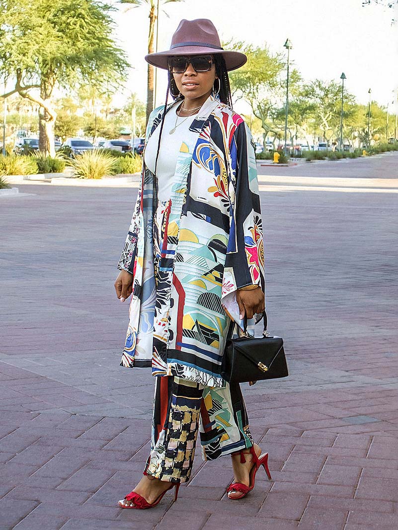 Turin Kimono Set - Ninth and Maple PANT SET