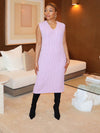 Gilda Knitted Dress Set (Lavender)