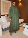 Laylah Fleece Skirt Set (Green)