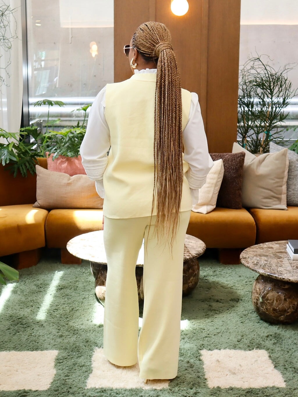 Harlow Vest Set (Cream) Pre-order Ships End Oct