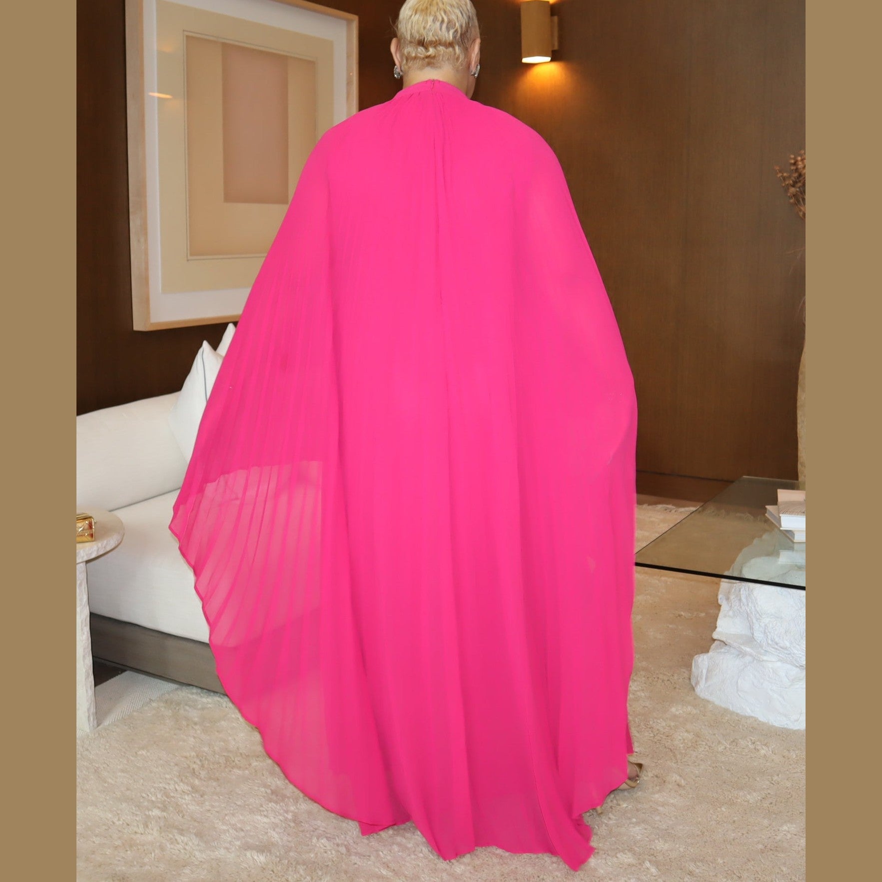 Arianna Maxi Pleated Dress