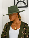 Thyme Fedora Hat || Green - Ninth and Maple HATS