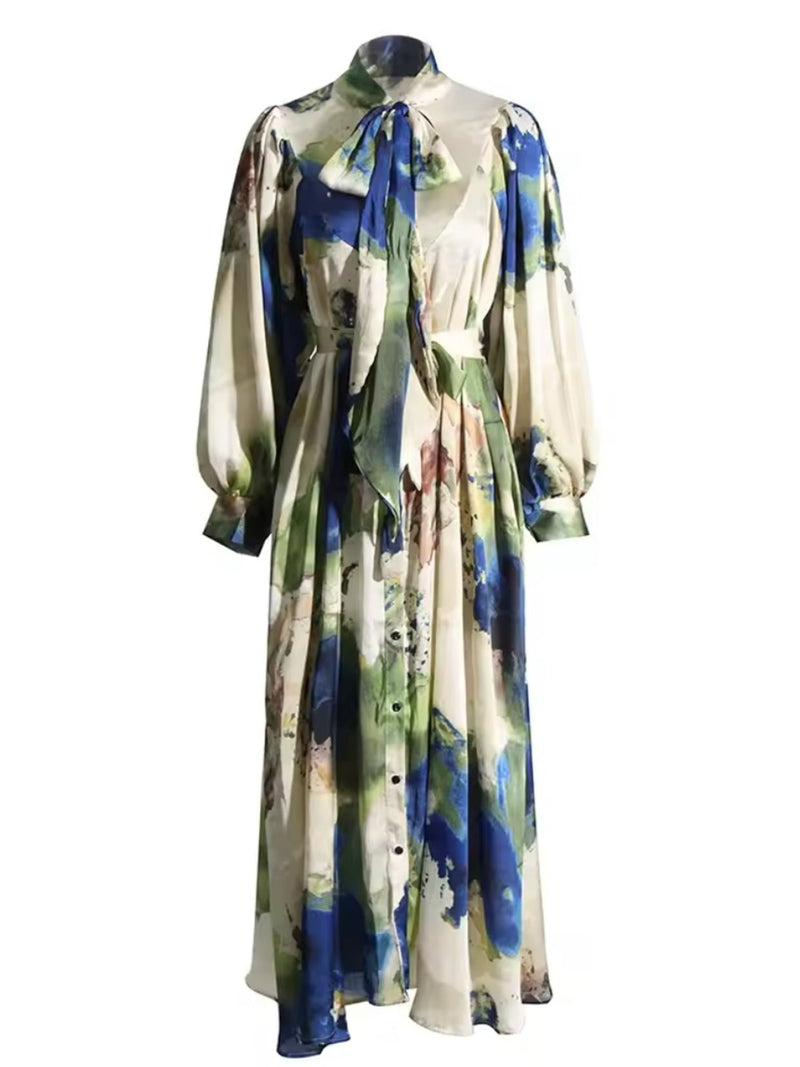 Imelda Neck Tie Dress