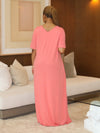 Sienna Dress (Deep Coral)