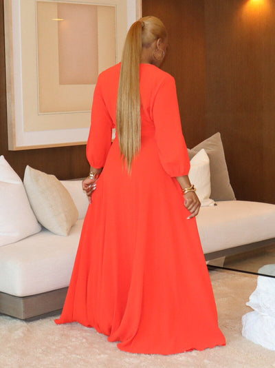 Trudy Maxi Dress (Orange)