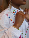 Taiwo Beaded Shirt (White)