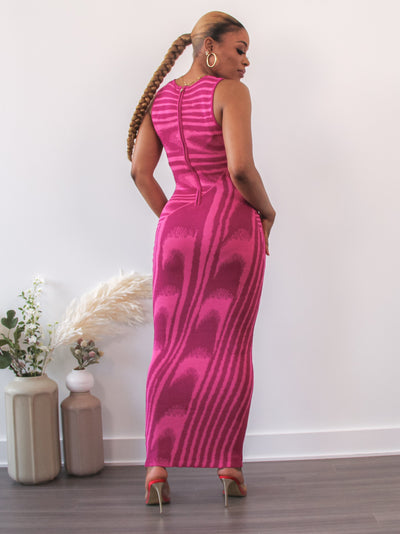 Marella Maxi Dress (Pink) - Ninth and Maple