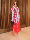 Full of Color Crochet Cardigan (Red)