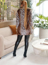 Cheetah Print Faux Fur Jacket - Ninth and Maple Outerwear