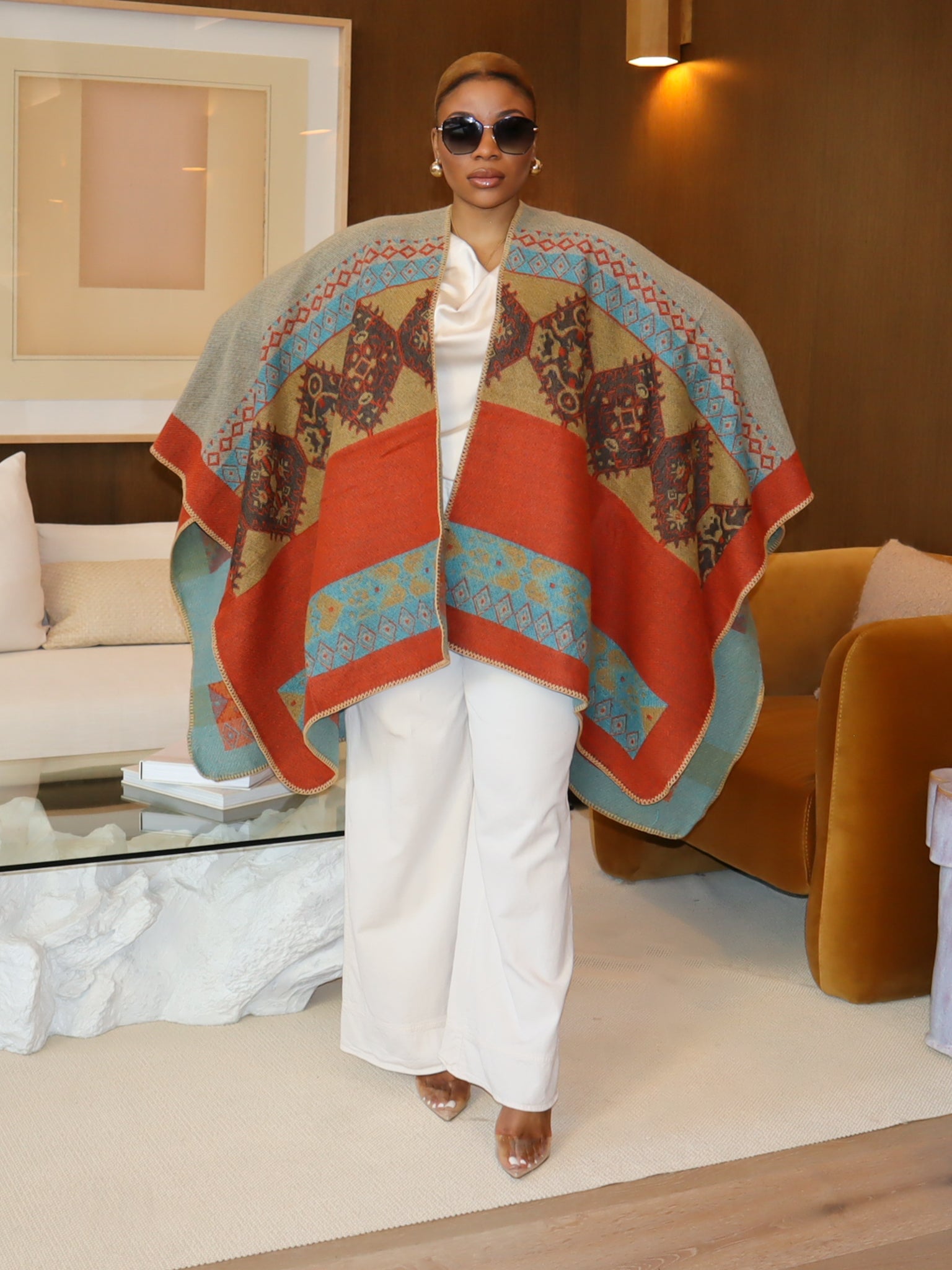 Valetta Knitted  Shawl