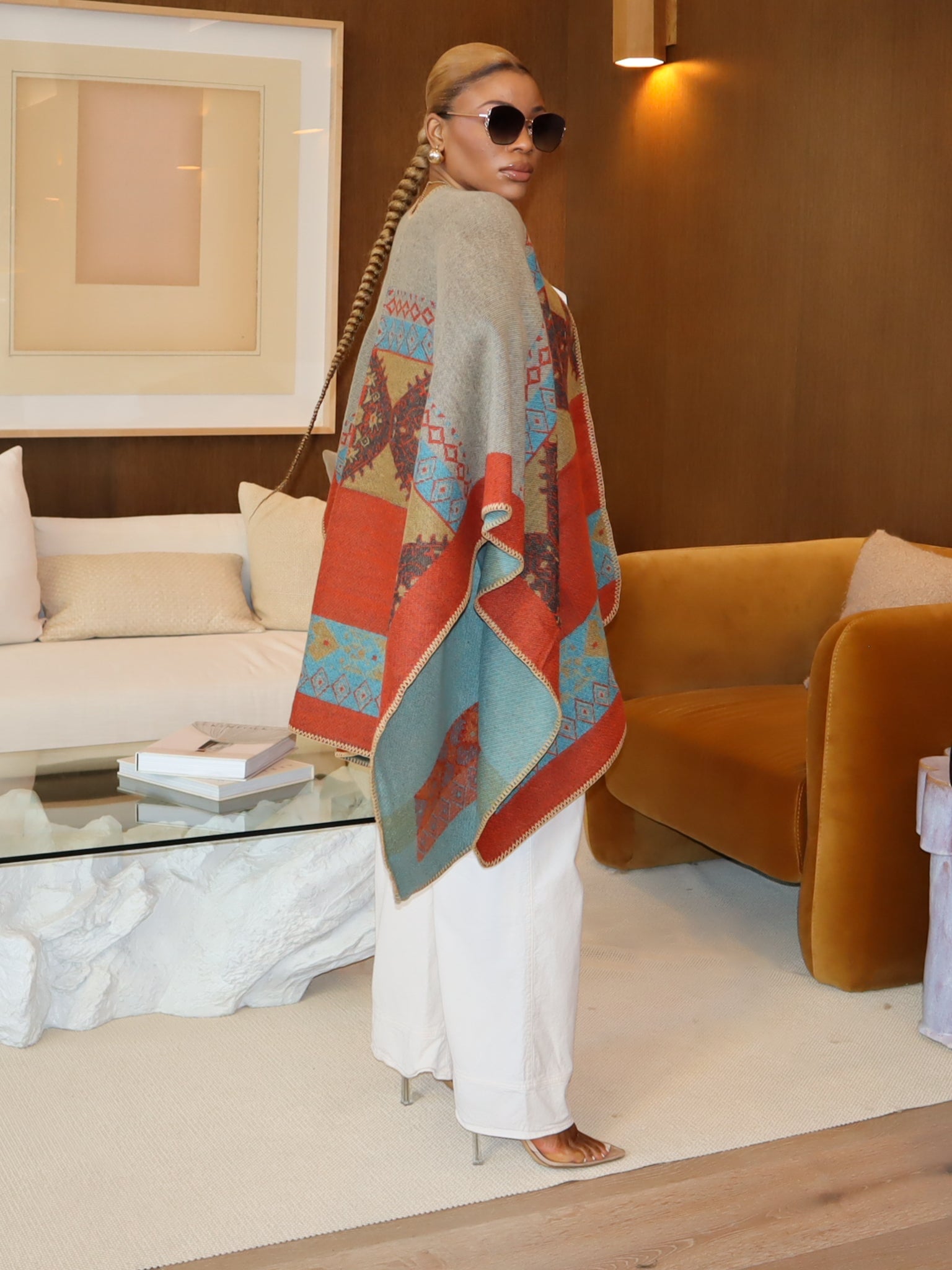 Valetta Knitted  Shawl