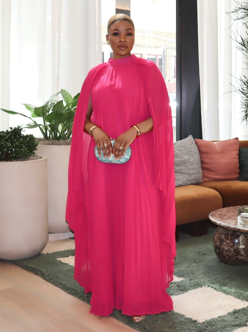 Arianna Maxi Pleated Dress