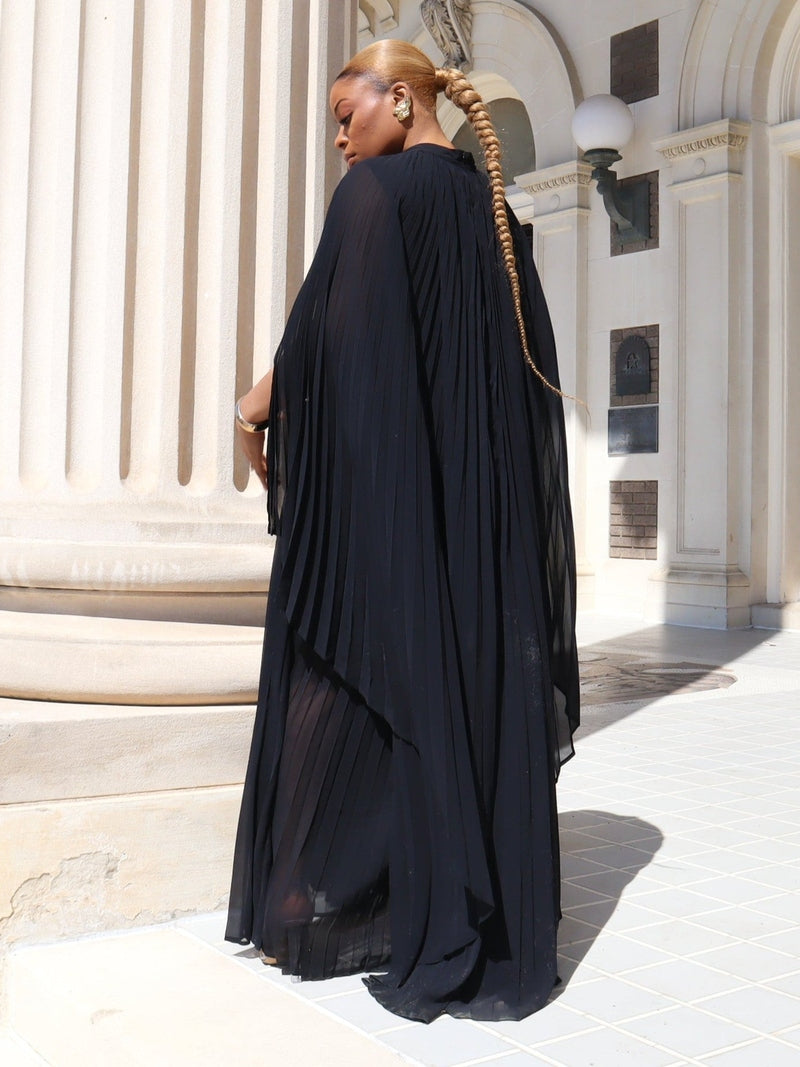 Arianna Maxi Pleated Dress