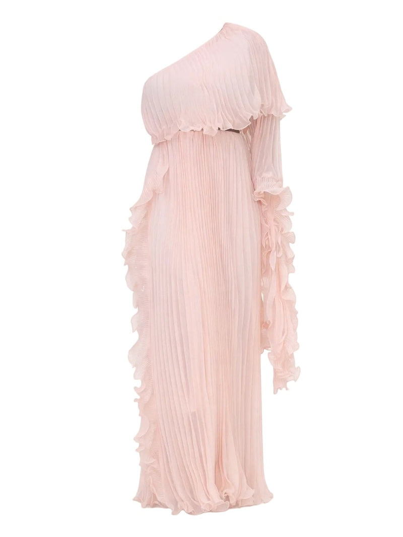 pink mock neck dress Helsa Jersey Long Sleeve Turtleneck Mini Dress in Very Pink