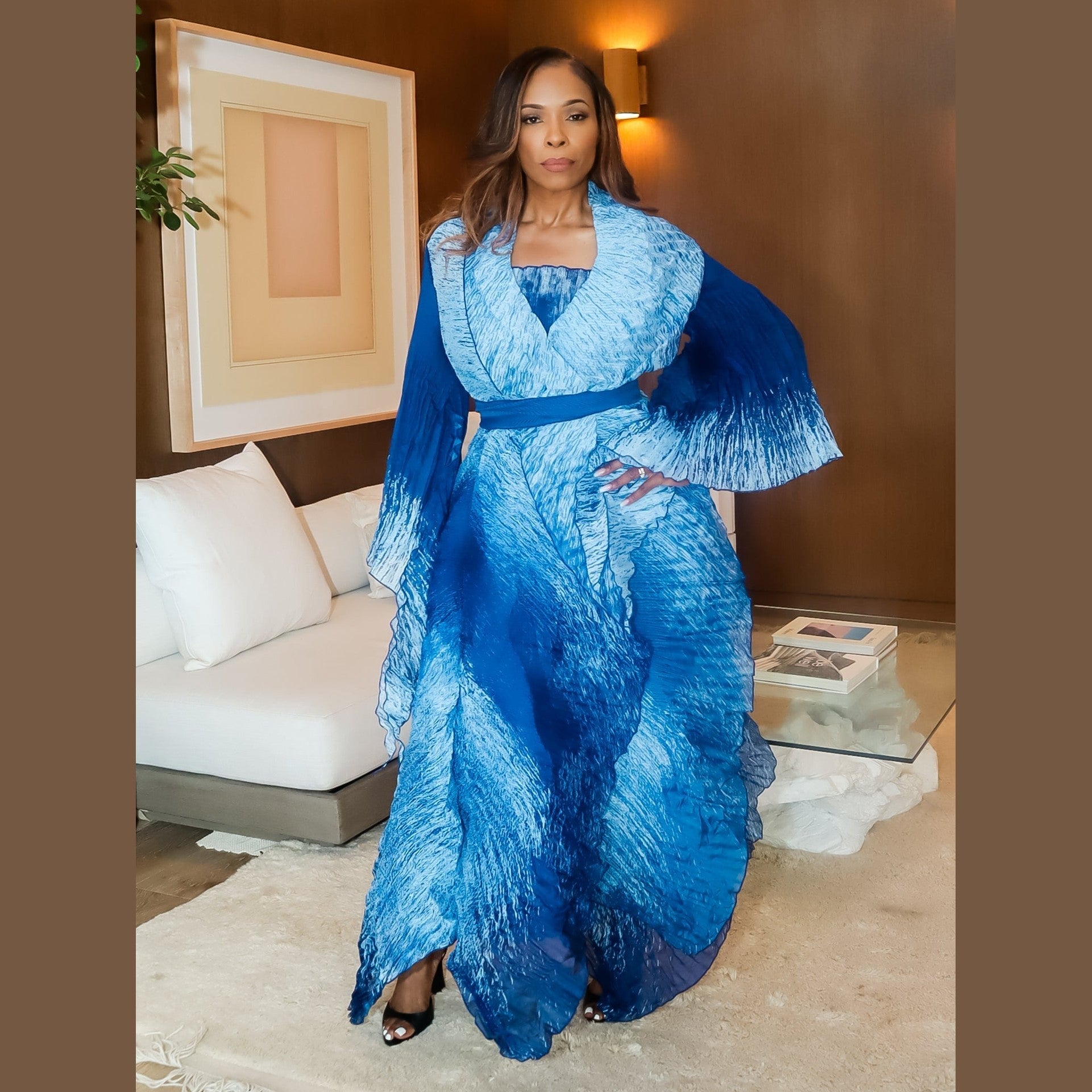 Jana Two-Piece Dress Set – Multicolor