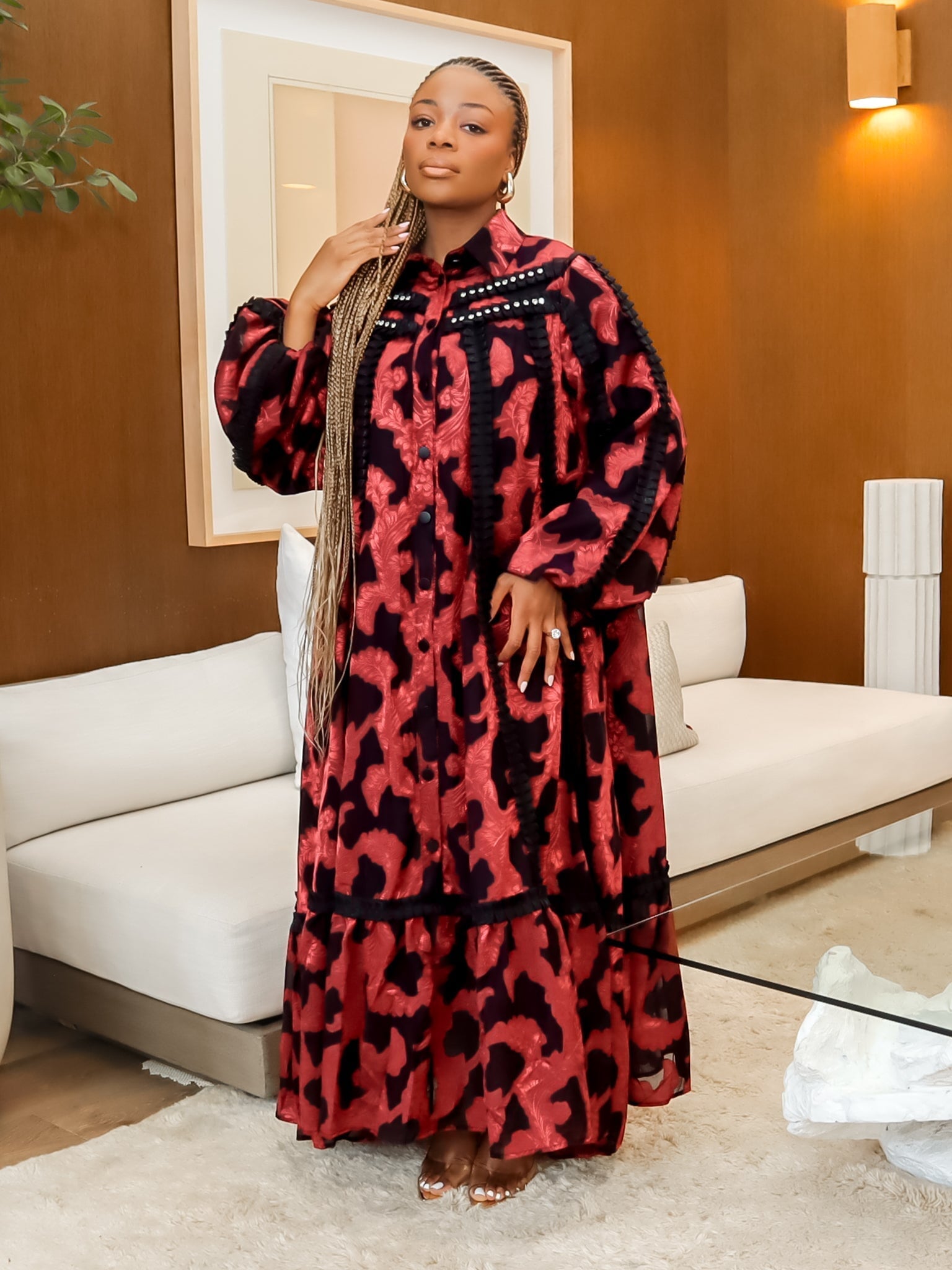 Maybel Maxi Dress (Rose)