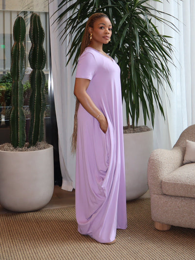 Maxi Dress (Lavender)