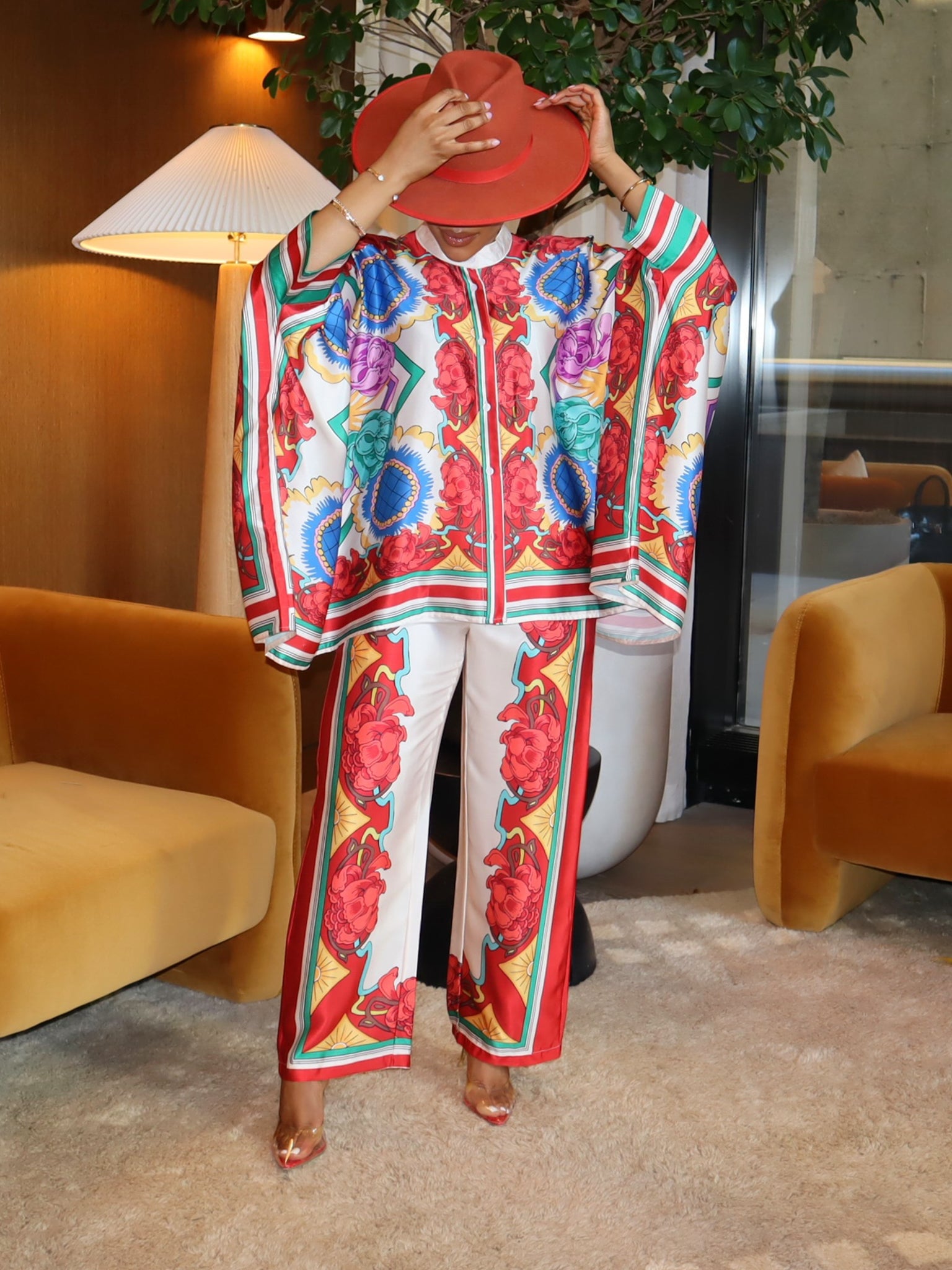 Nisa Printed Set - Ninth and Maple PANT SET