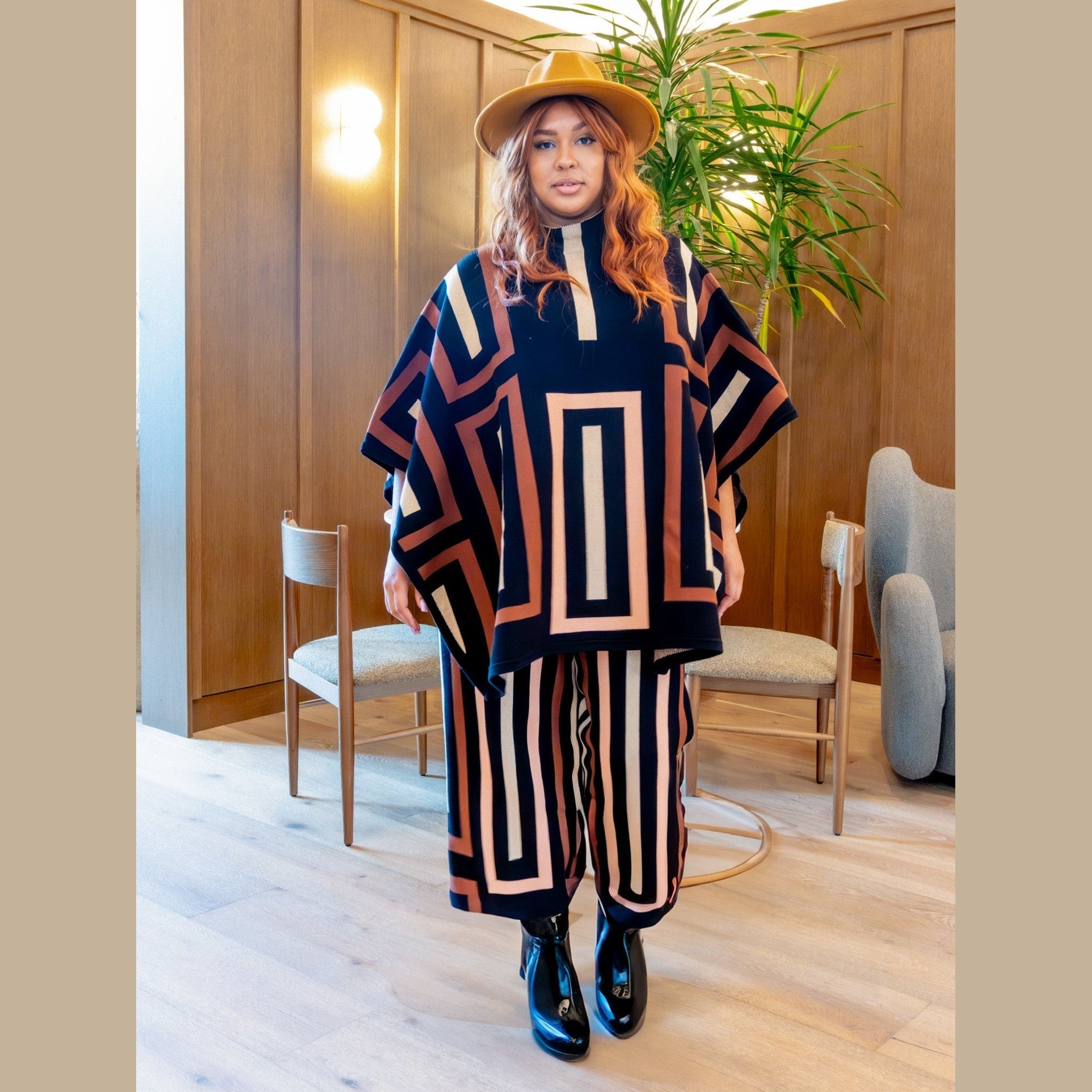 Viola Knit Pants – Multicolor Wide-Leg Knit Pants