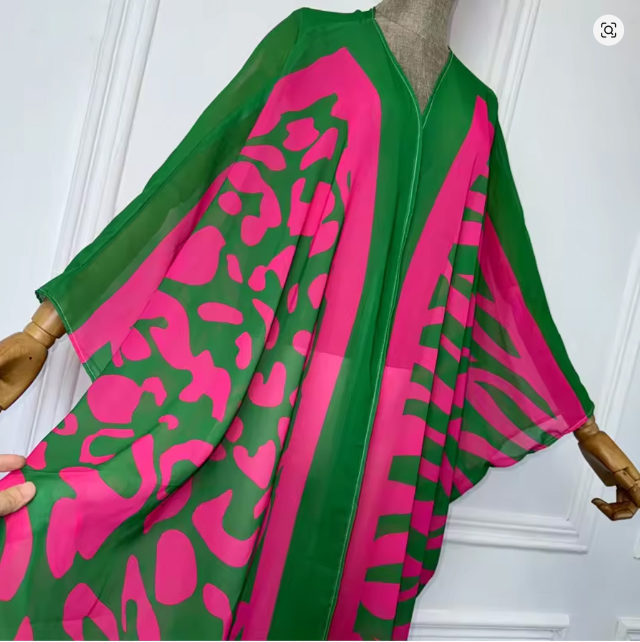 Pink and Green Kimono (Sample - FINAL SALE)