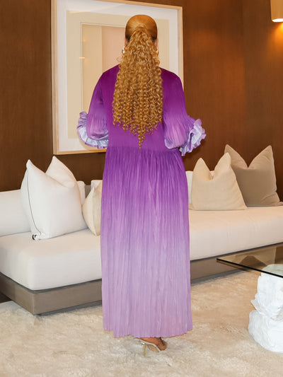 Yolanda Dress Set (Purple)