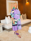 Tisha Pleated Dress (Purple)