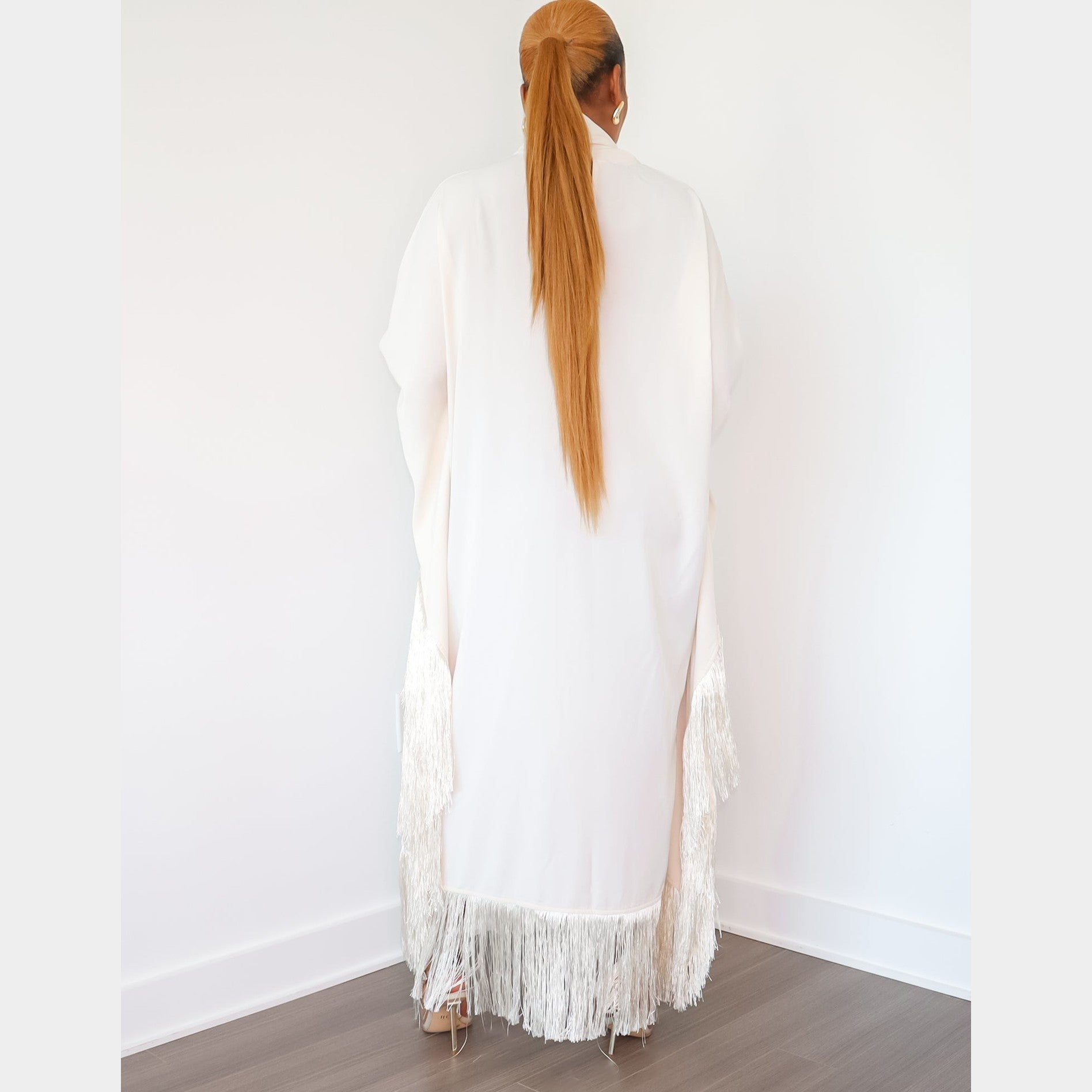 Queen Rania High-Neck Dress